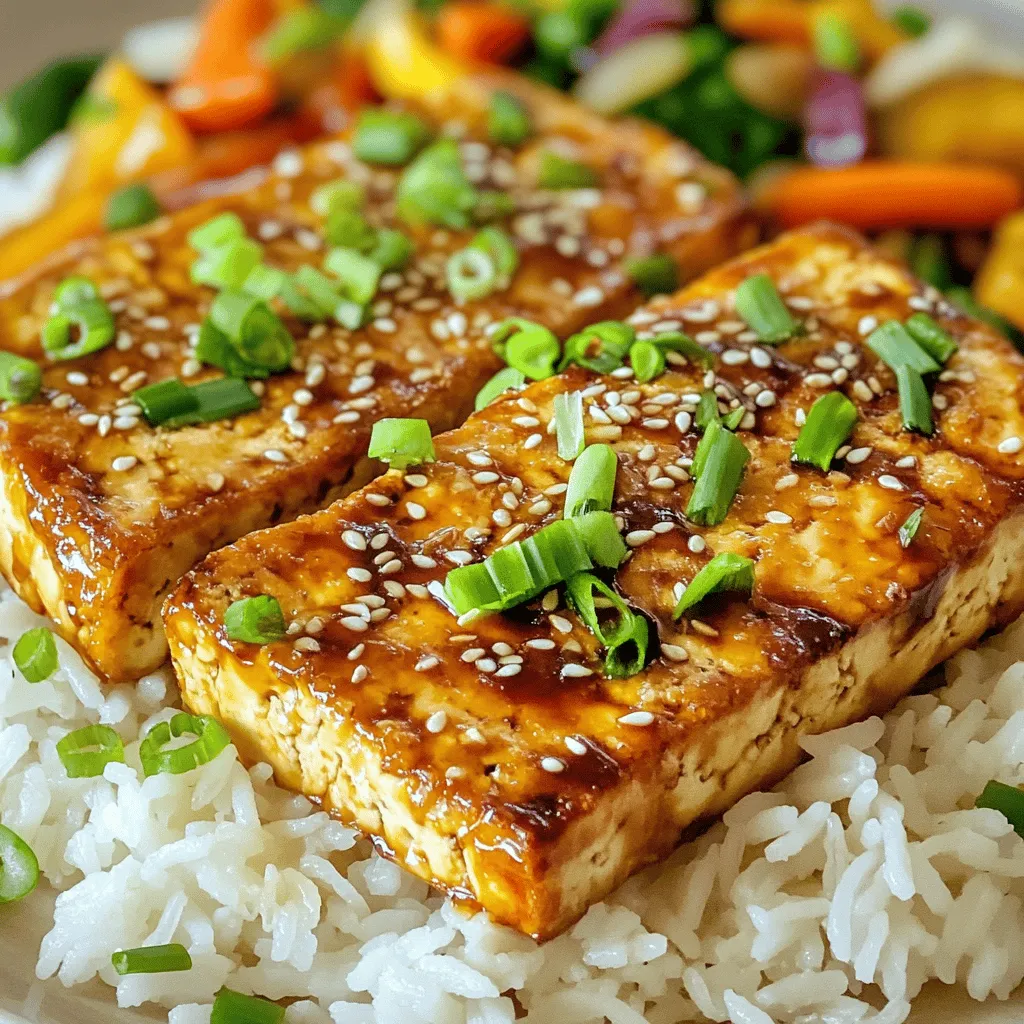Air Fryer Teriyaki Tofu Steaks Lecker und Einfach
