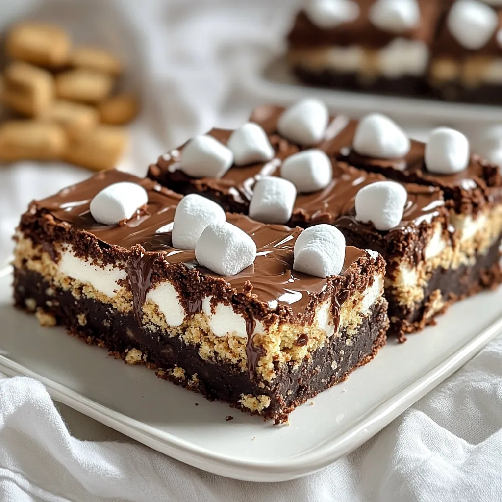 S’mores Brownie Bars Einfaches und leckeres Rezept