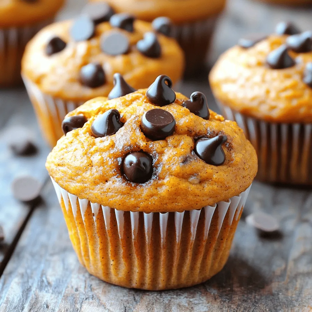 Gesunde Kürbis-Schokoladen-Muffins voller Geschmack