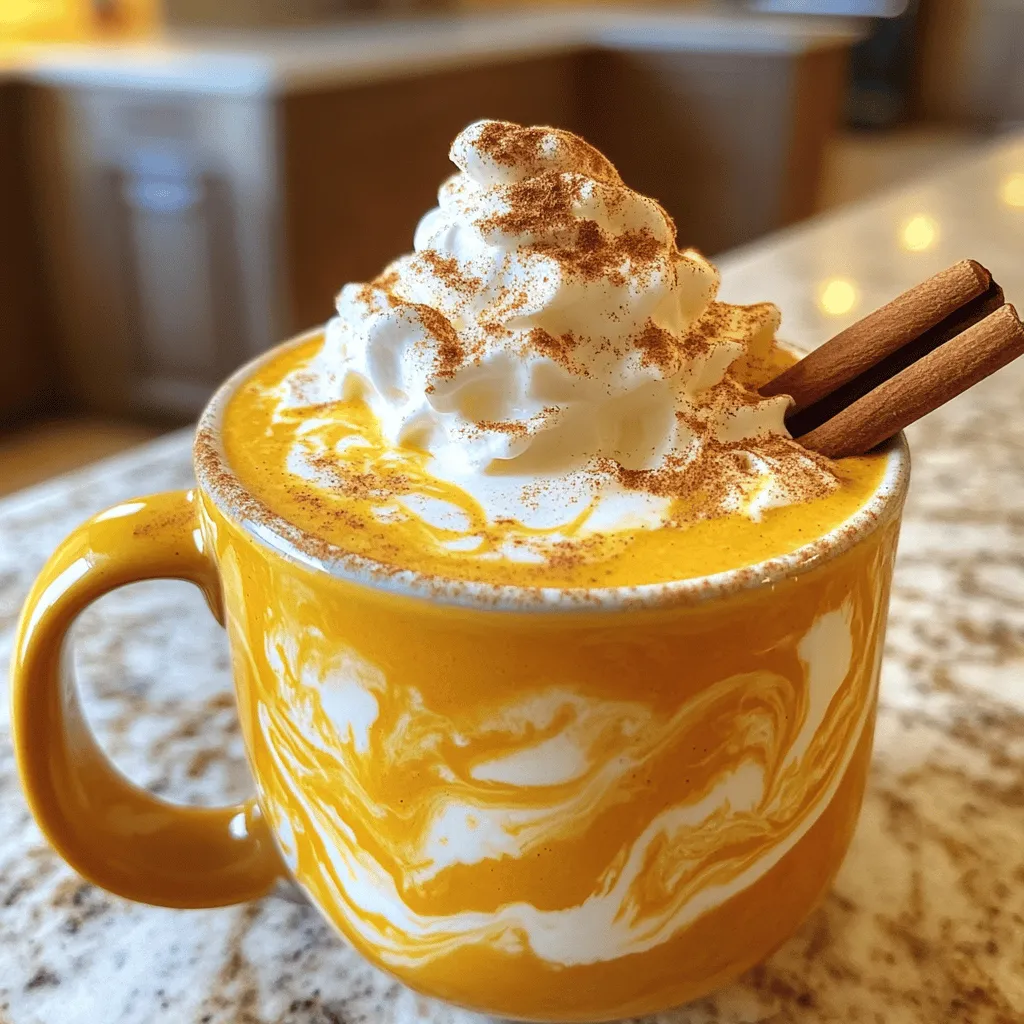 Pumpkin Spice Eggnog Latte Köstlich Genießen