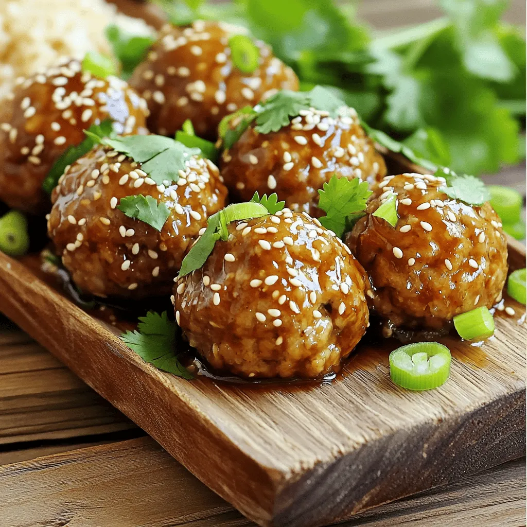 Honey Glazed Teriyaki Meatballs Festlicher Genuss Einfach