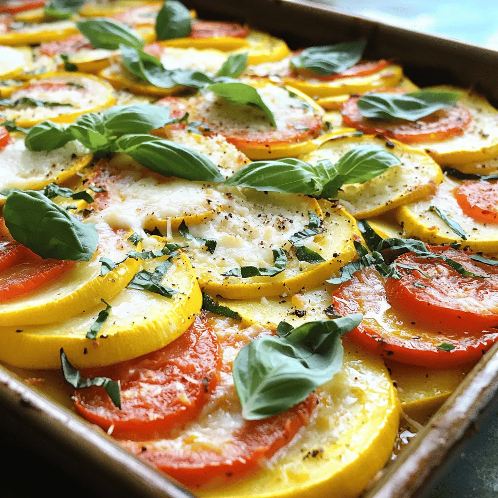 Sommerlicher Zucchini und Tomaten Auflauf Rezept