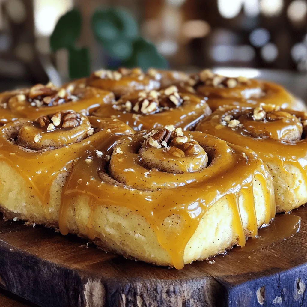 Karamell Pekan Zimtschnecken Einfach köstlich backen
