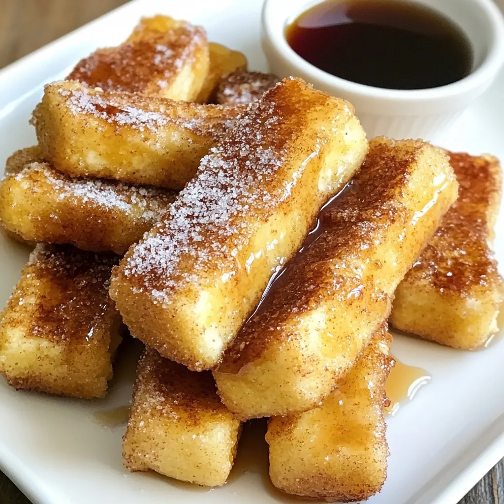 Cinnamon Sugar French Toast Sticks Einfaches Rezept