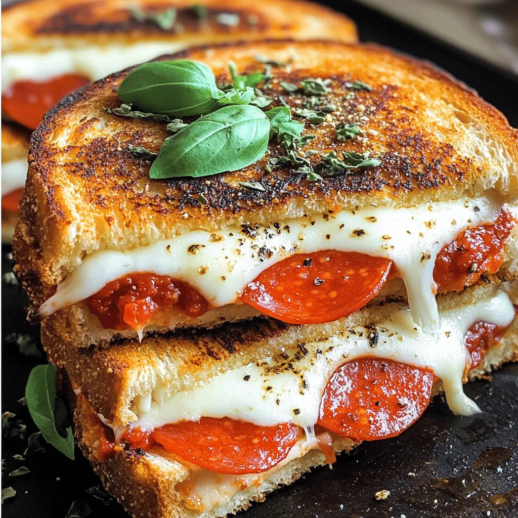 - Sourdough-Brot - Mozzarella-Käse - Peperoni-Scheiben - Pizza-Sauce