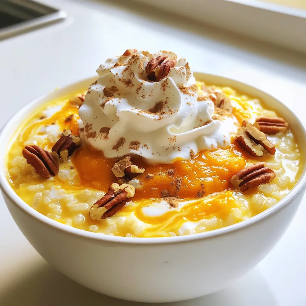 Kürbispudding mit Reis cremig und köstlich genießen