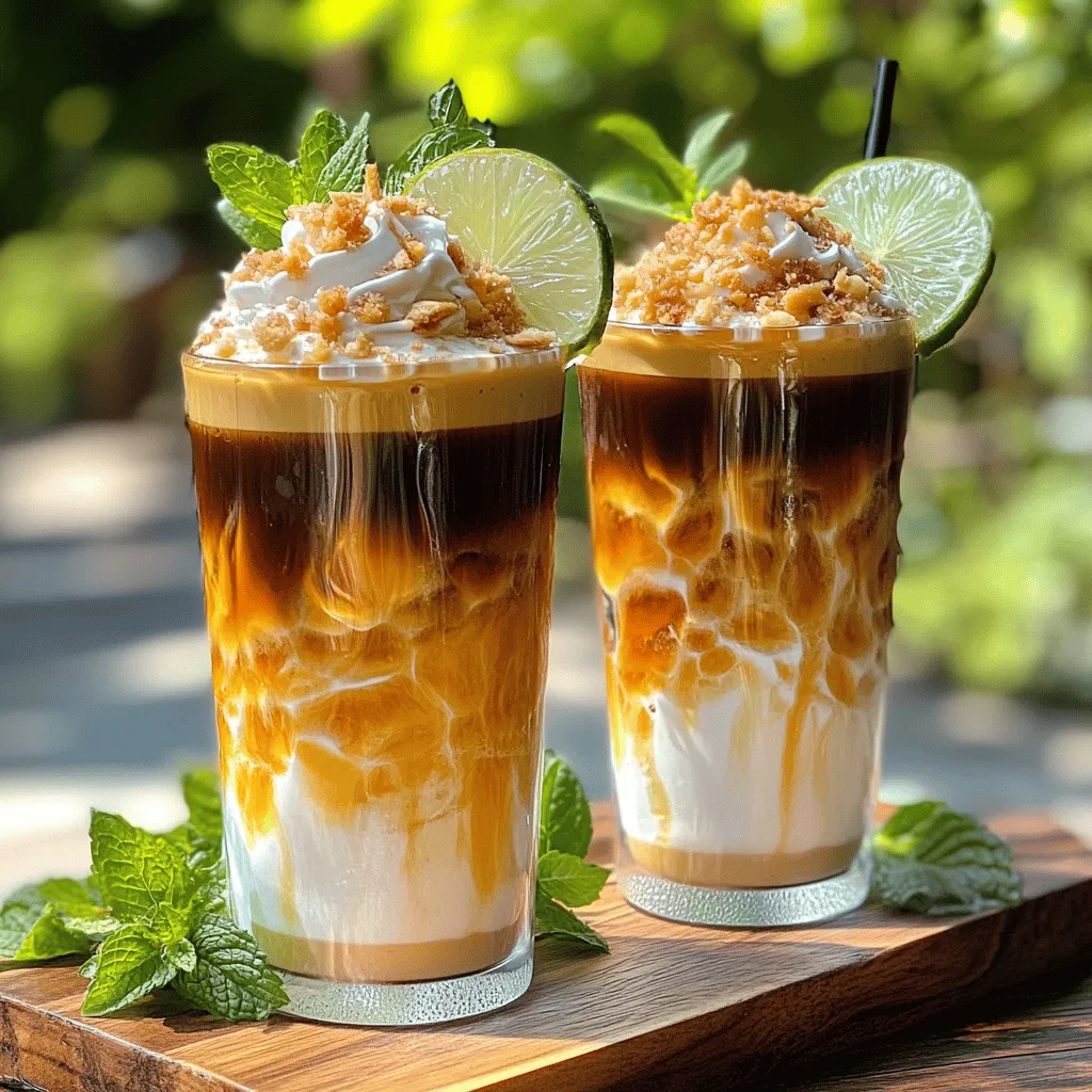 Authentic Thai Iced Tea Einfache Rezeptur für Genuss