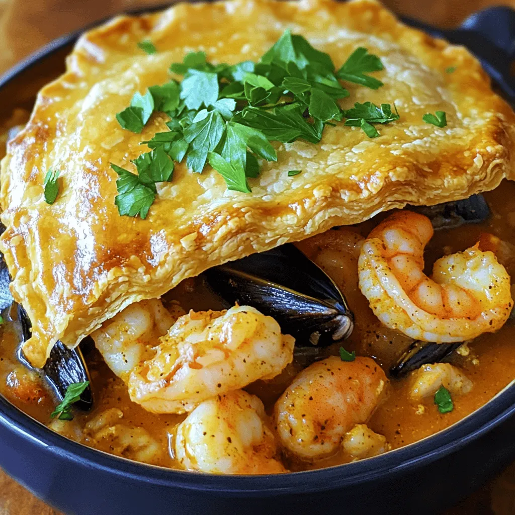 Cajun Seafood Pot Pie Ein köstlicher Klassiker