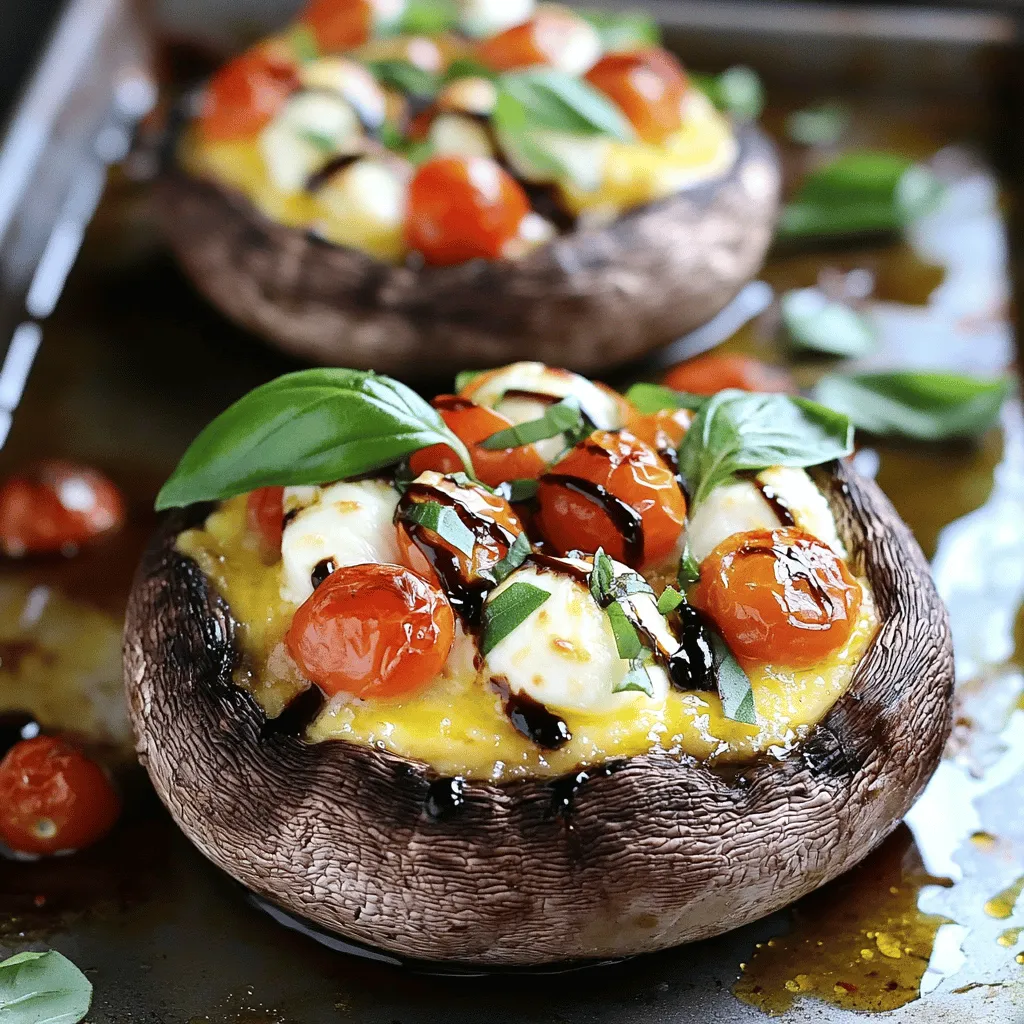 Um diese köstlichen gefüllten Portobello-Pilze zu machen, benötigen Sie einige einfache Zutaten: