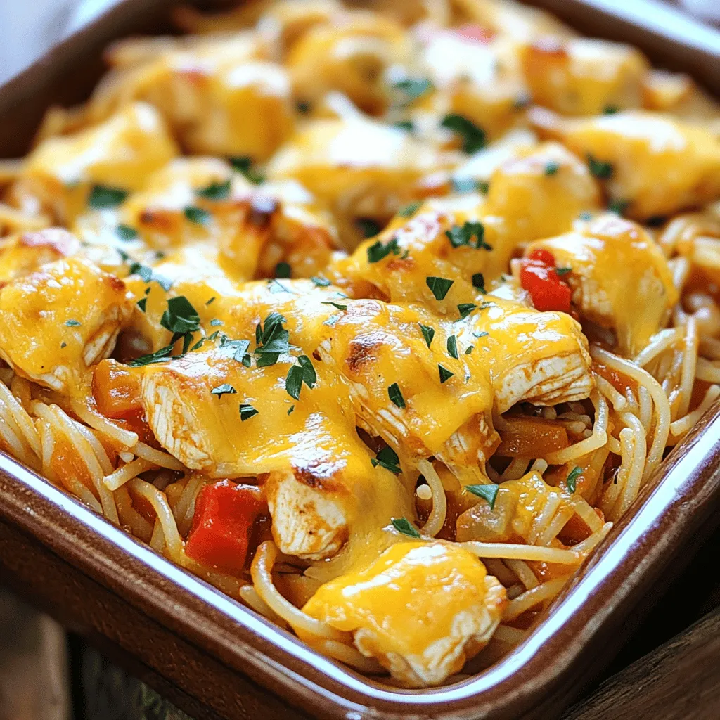 Um die Monterey Chicken Spaghetti Bake zuzubereiten, brauchen Sie frische Zutaten. Hier sind die wichtigsten Zutaten: