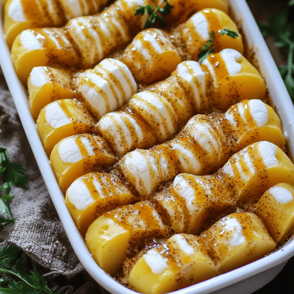 Süßkartoffel-Casserole mit Marshmallows Genussvoll genießen