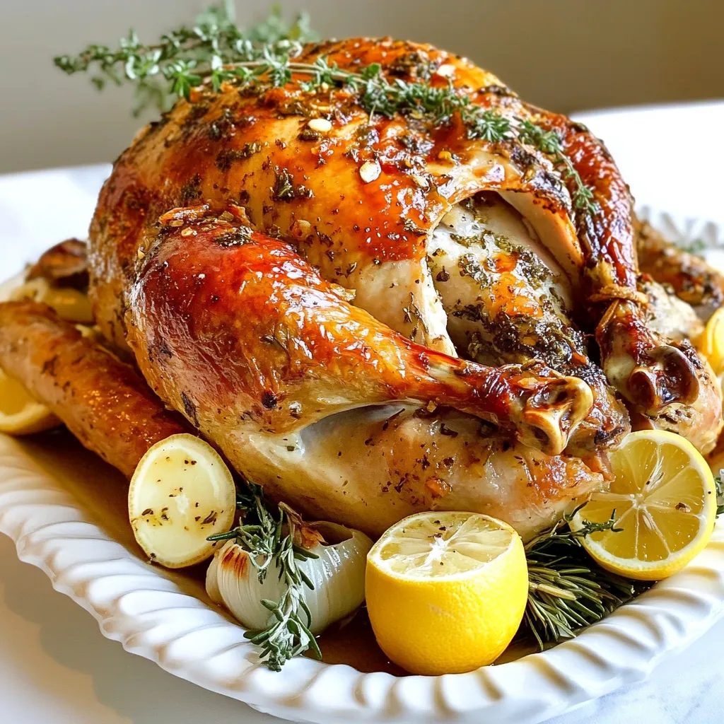 Knoblauch-Kräuter-Roasttruthahn Einfache und zarte Zubereitung