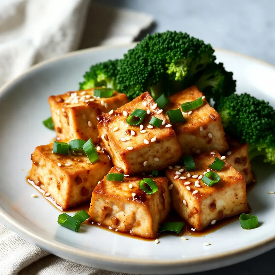 Honig-Knoblauch-Sesam-Tofu Schmackhafte Zubereitung