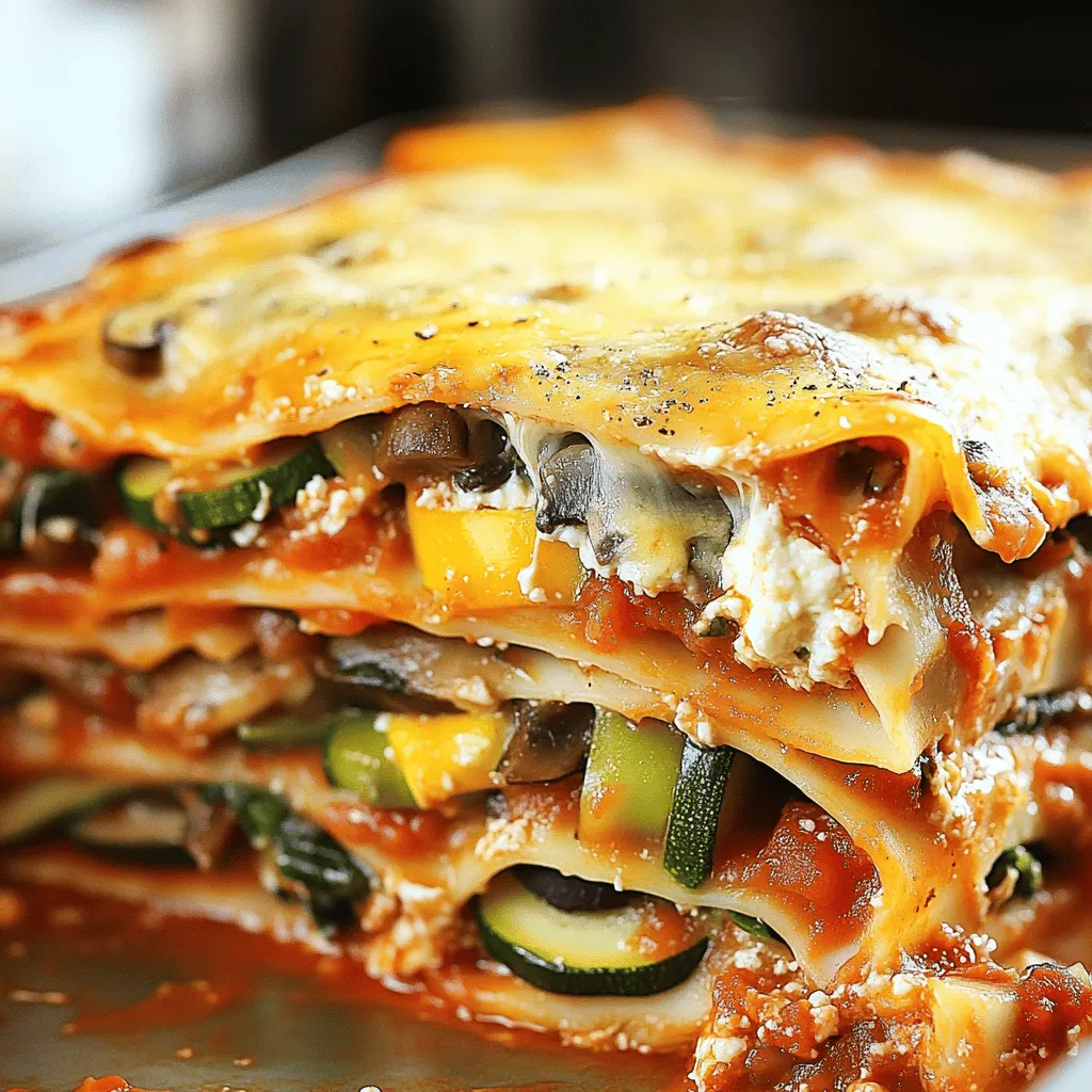 Einfache Gemüse-Lasagne Schnelle und köstliche Mahlzeit