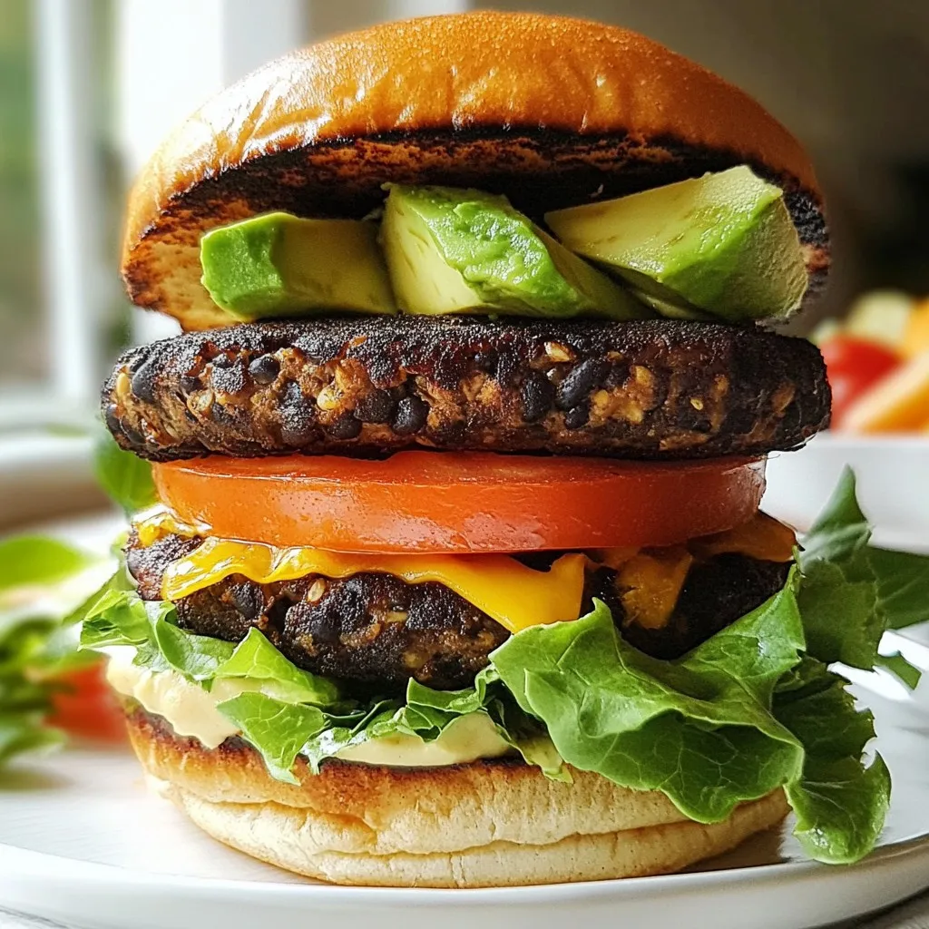 Würdige Spicy Black Bean Burgers Lecker und Einfach