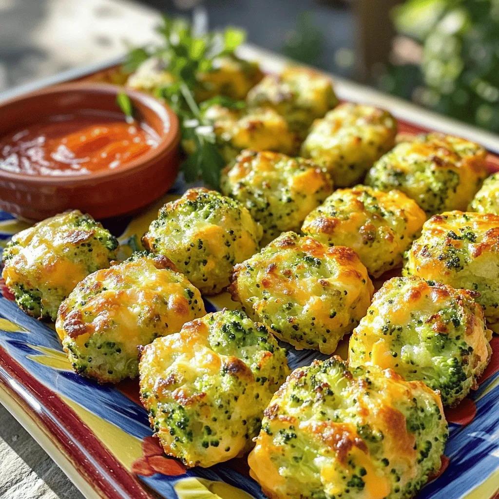 Köstliche Cheesy Broccoli Tots einfach zubereiten