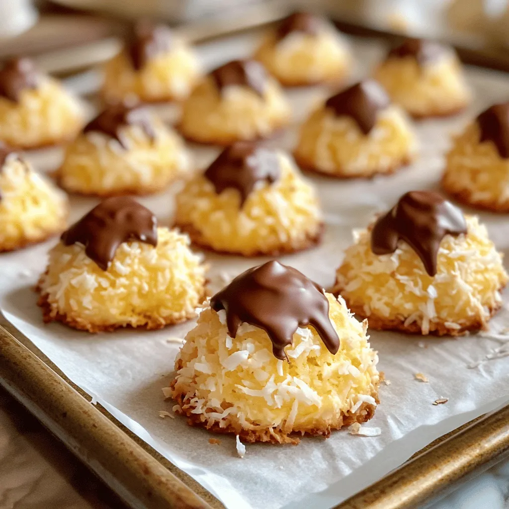 Kokosmakronen lecker und einfach zubereitet