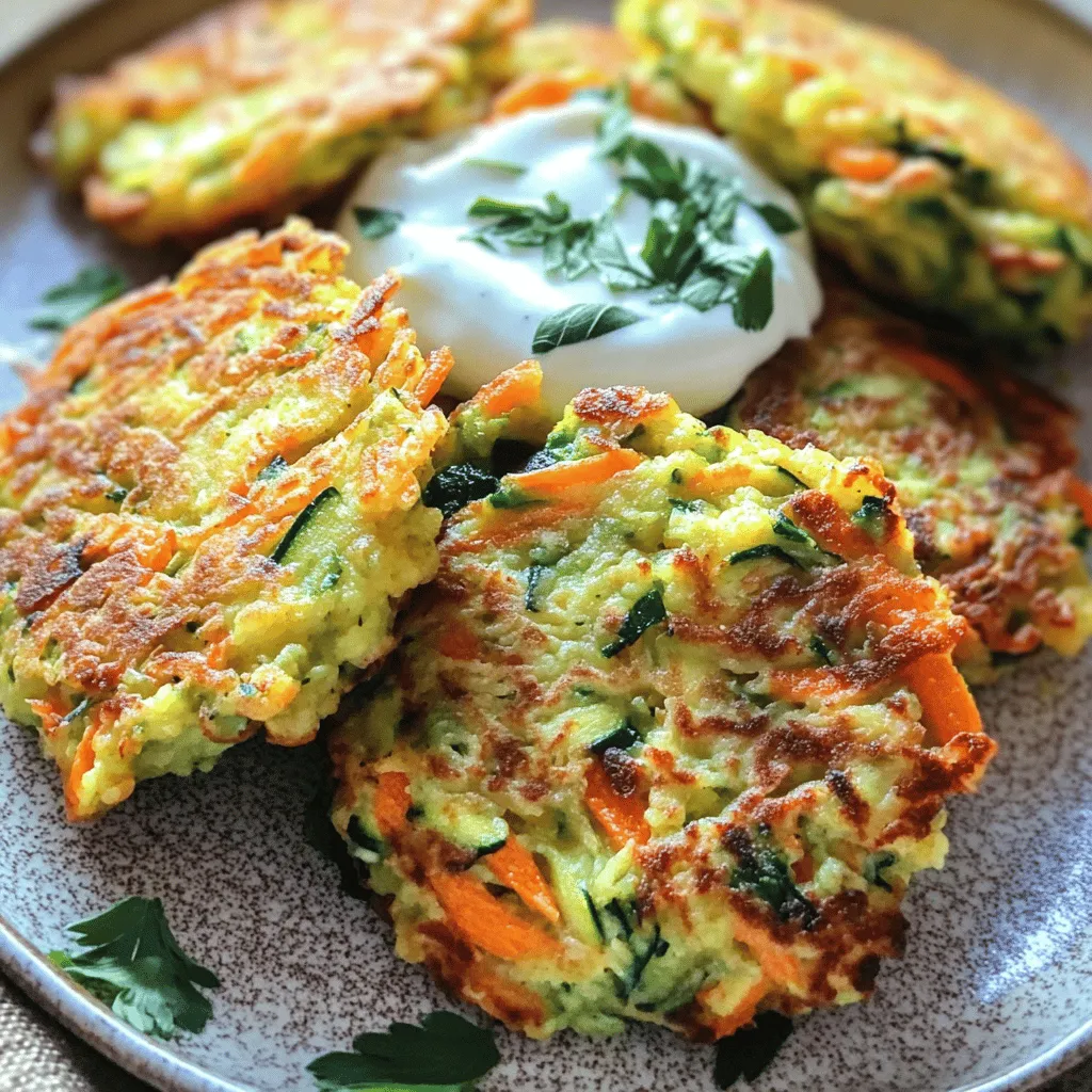 - 2 Tassen geraspelte Zucchini - 1 Tasse geraspelte Karotten - 1 Tasse Spinat - 1/2 Tasse Kichererbsenmehl