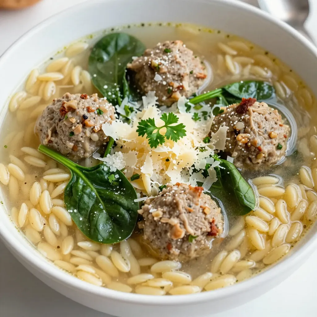 Italienische Hochzeitsuppe Nahrhaft und Lecker Kochen