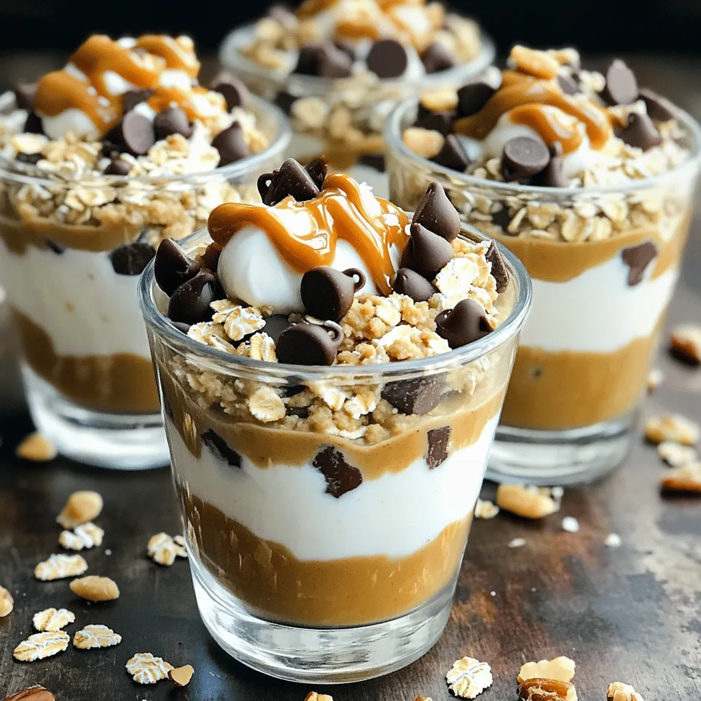 High-Protein Cookie Dough Greek Yogurt Cups lecker genießen