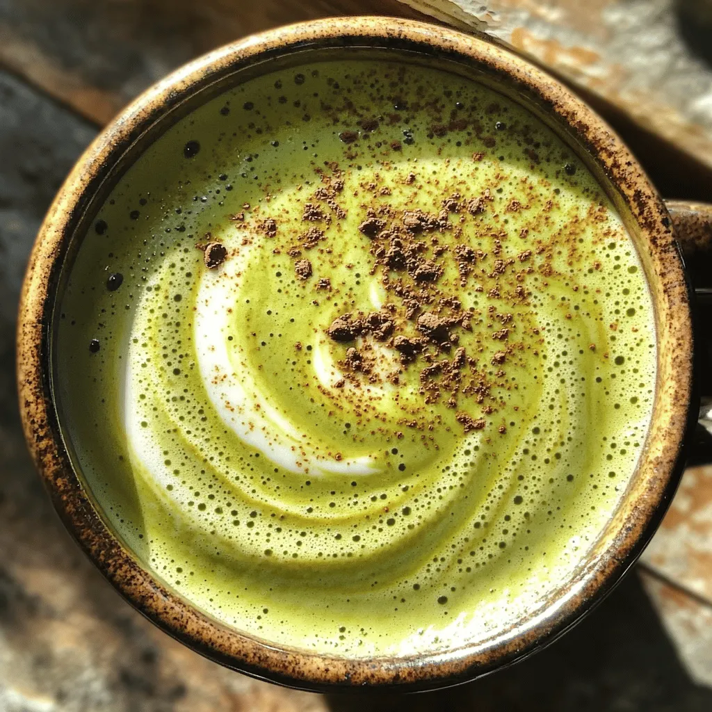 Matcha Cappuccino für köstlichen Genuss zuhause