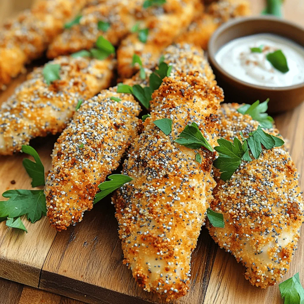 Air Fryer Everything Bagel Chicken Tenders Rezept