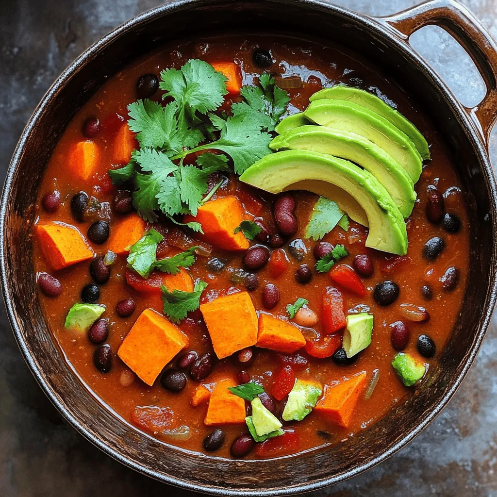 Vegan Sweet Potato Chili Einfach und Herzhaft Kochen