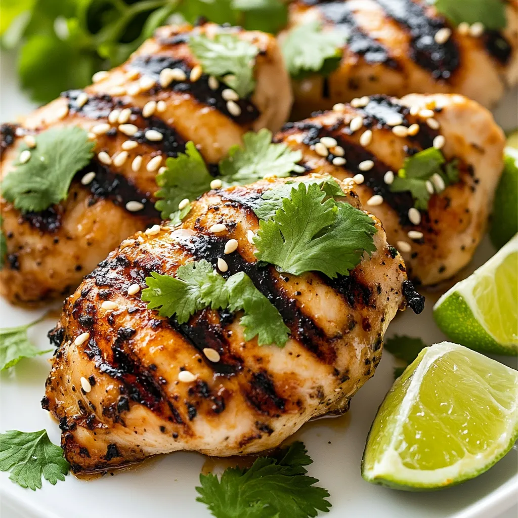 Sesame Lime Grilled Chicken Einfacher Genuss für alle
