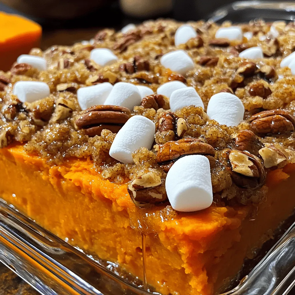 Maple Pecan Sweet Potato Casserole Einfach und Lecker