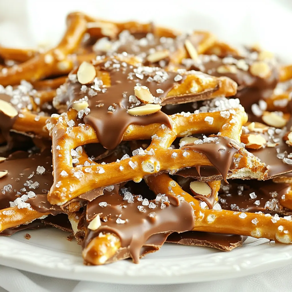 Salted Caramel Pretzel Bark Einfaches und Leckeres Rezept