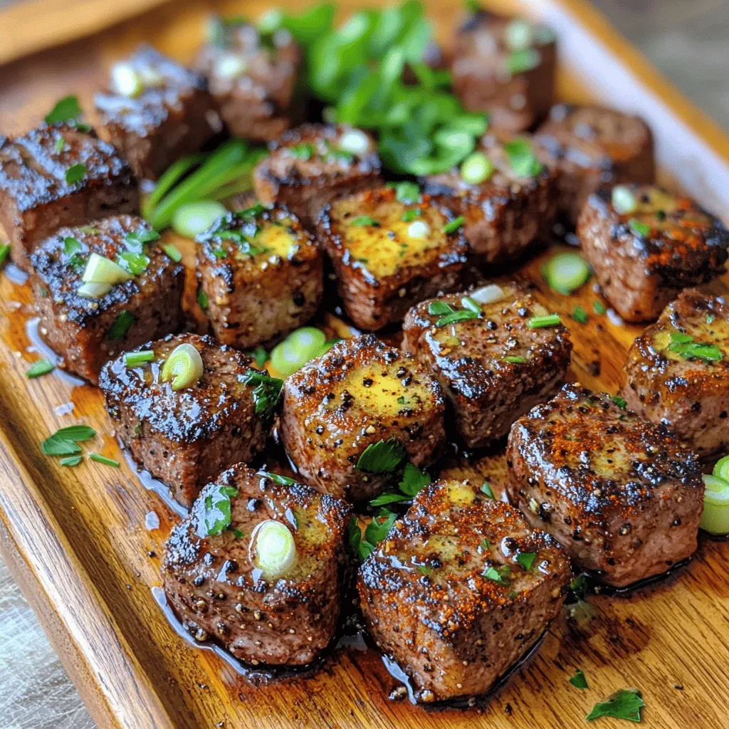 Cajun Garlic Butter Steak Bites Schnelle und leckere Bites