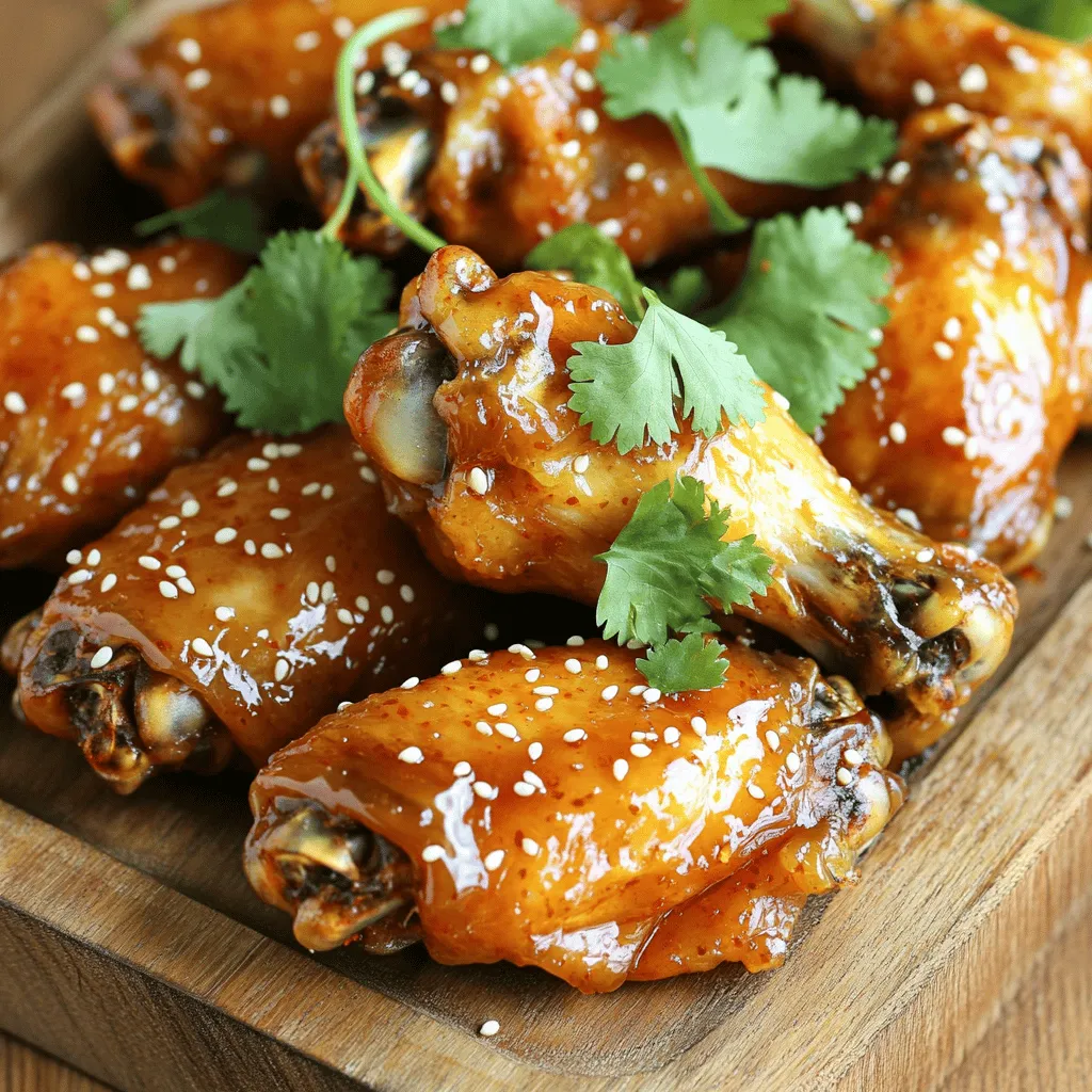 Sweet Chili Chicken Wings Köstliches Rezept
