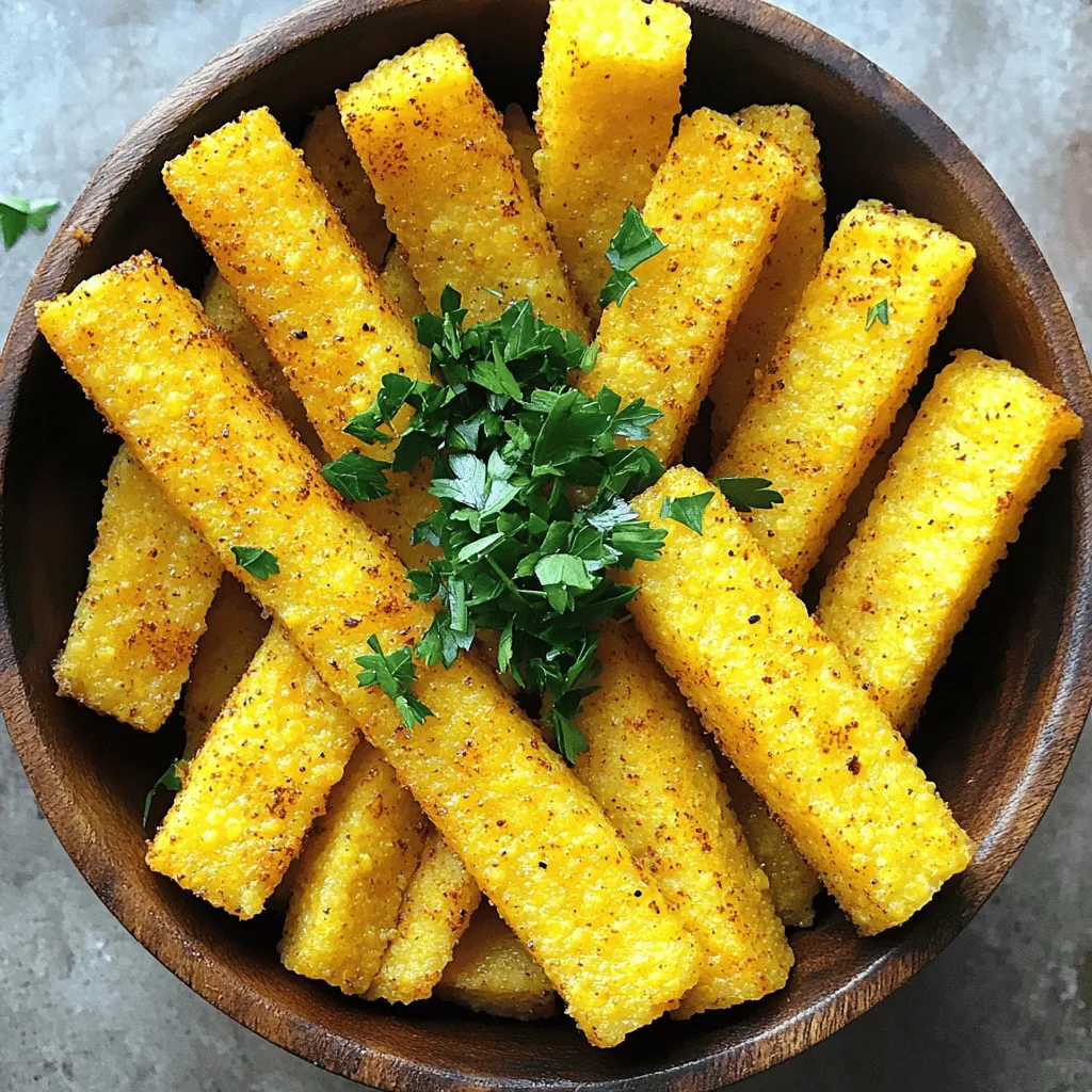 Crispy Baked Polenta Fries Knuspriger Genuss für Alle