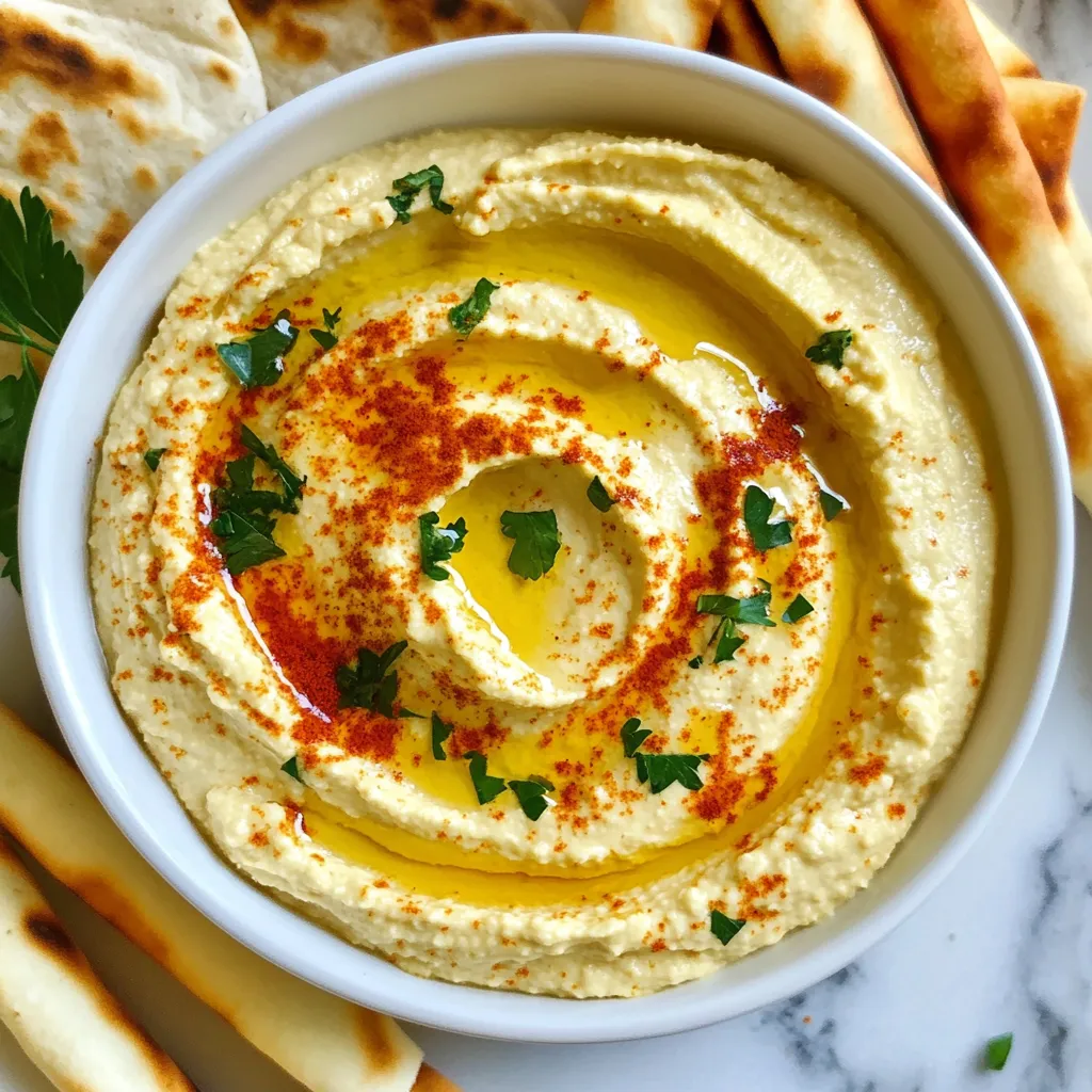 Roasted Garlic Hummus Einfach und Lecker Rezept
