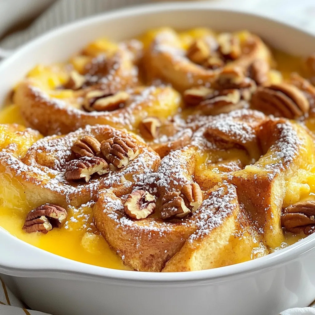 Cinnamon Roll French Toast Bake für ein köstliches Frühstück