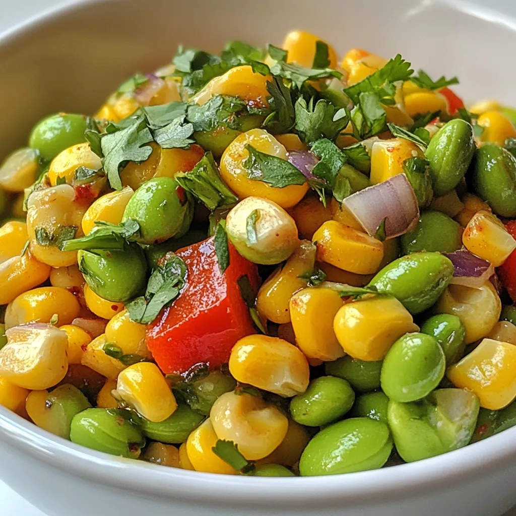 Edamame Corn Succotash Einfaches und köstliches Rezept