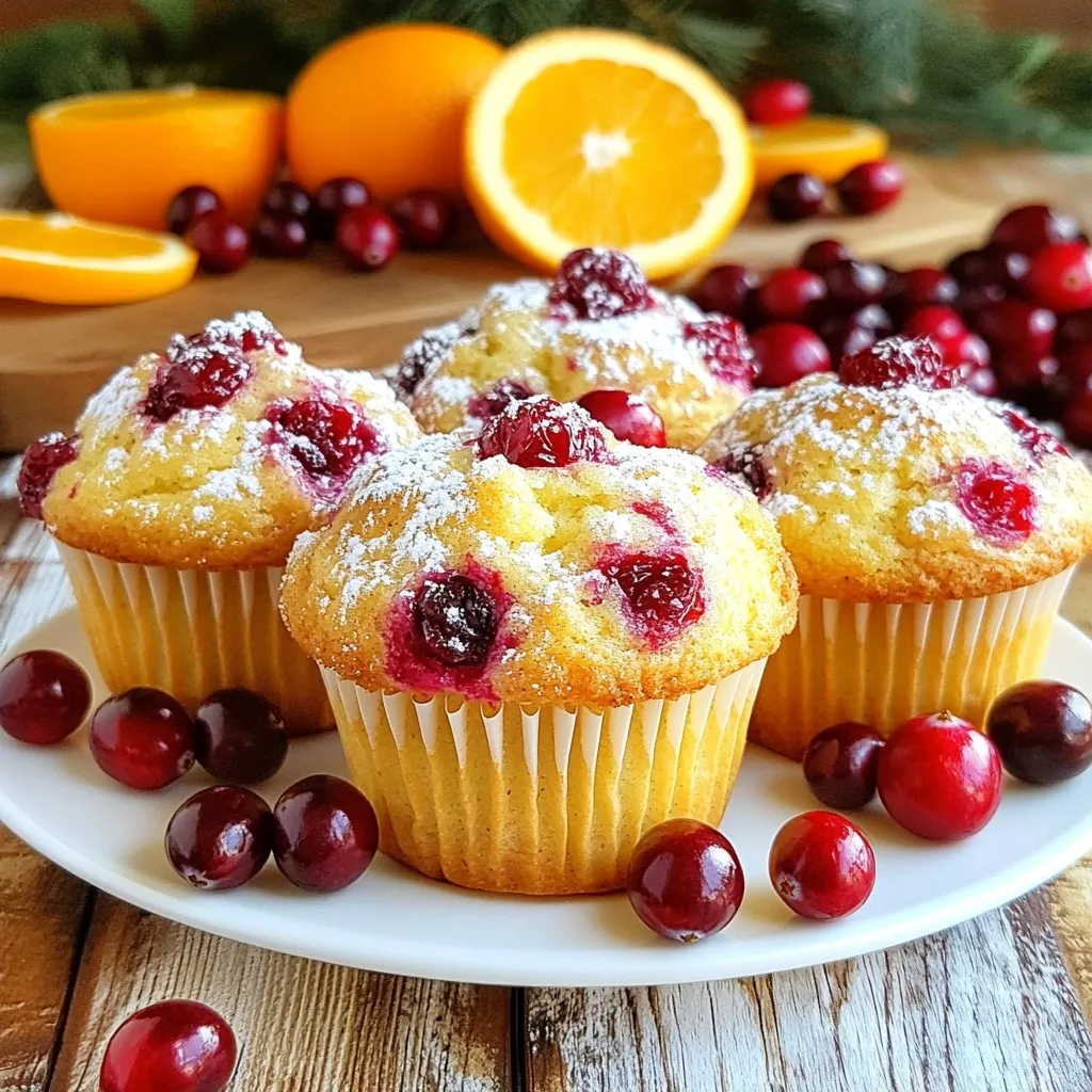 Cranberry Orange Muffins Lecker und Einfach Zubereiten