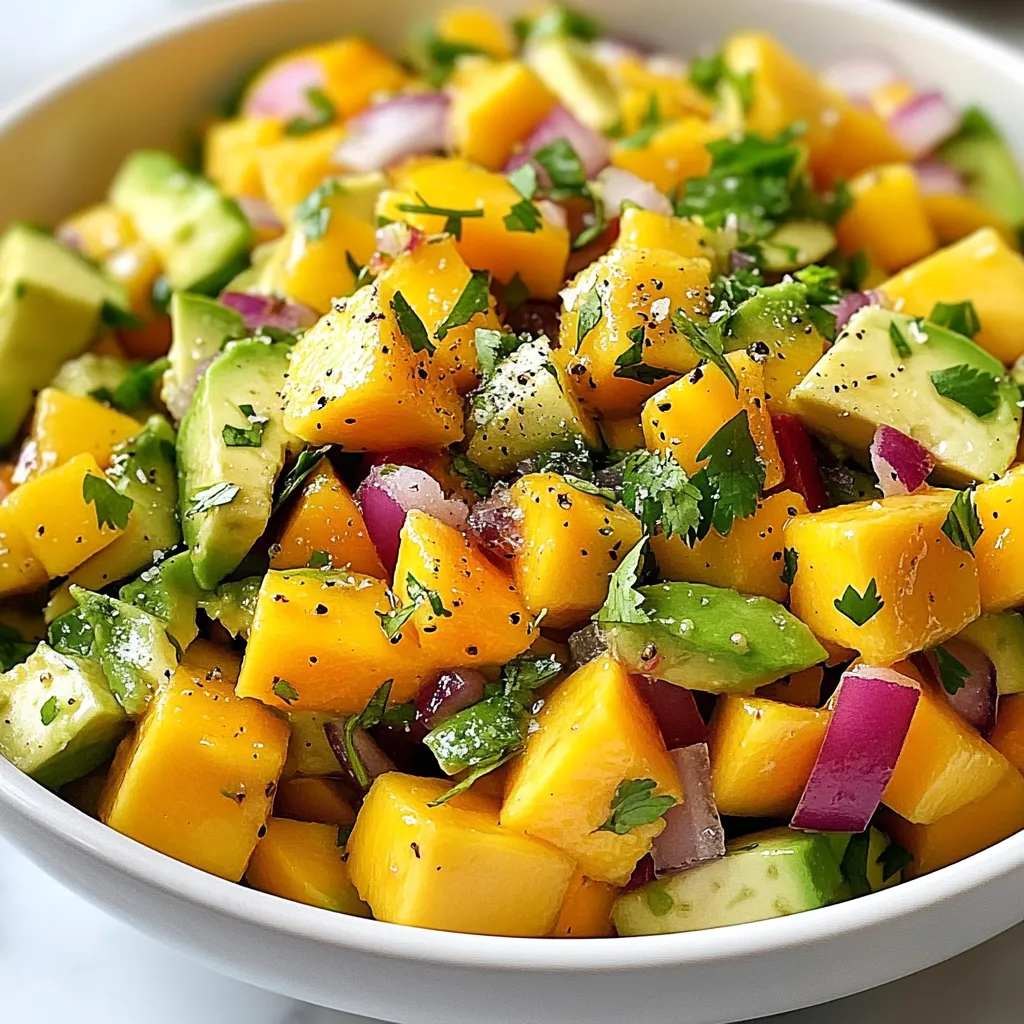 Mango Avocado Salsa Verführerisch und Frisch Genießen