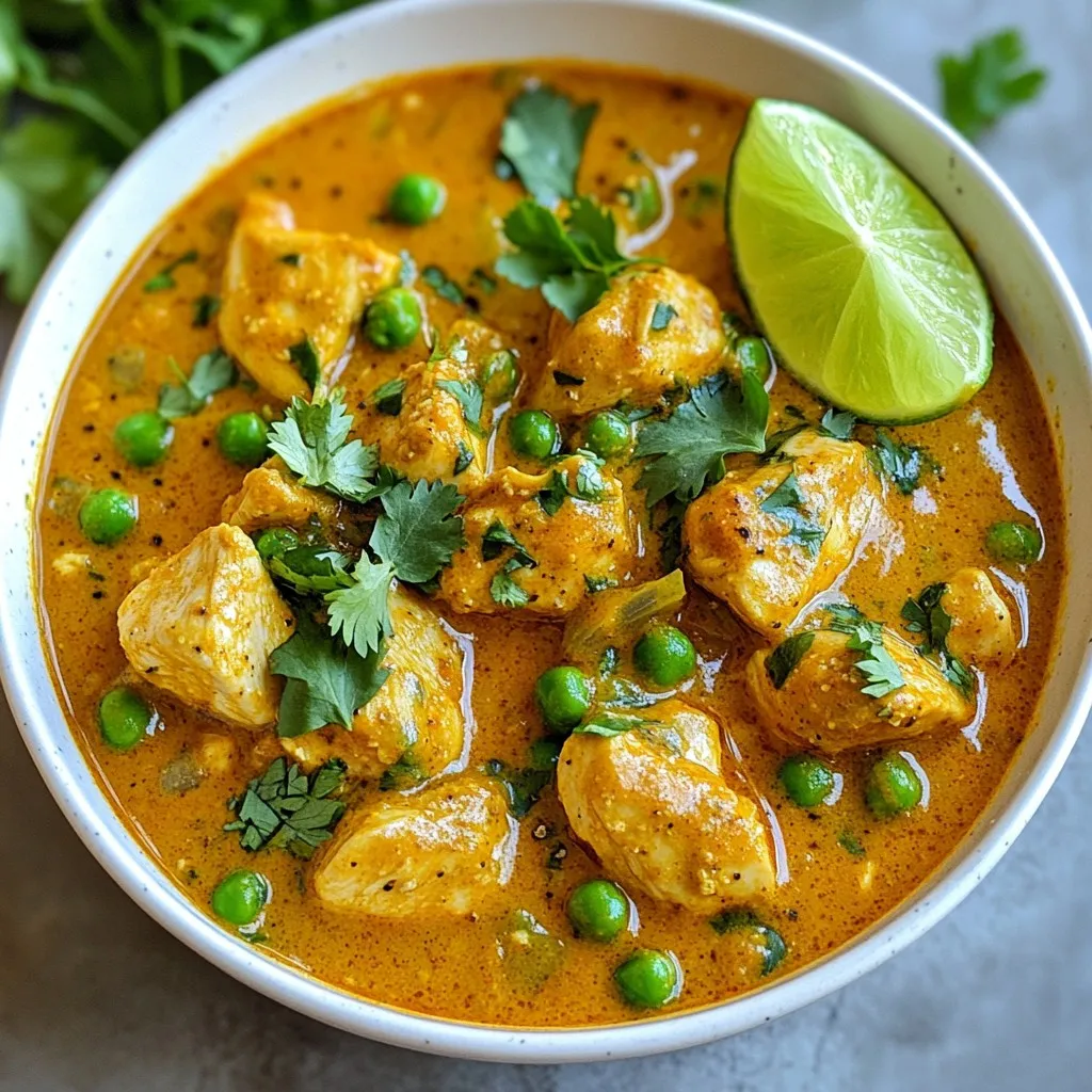 Leckere Instant Pot Chicken Tikka Masala Suppe