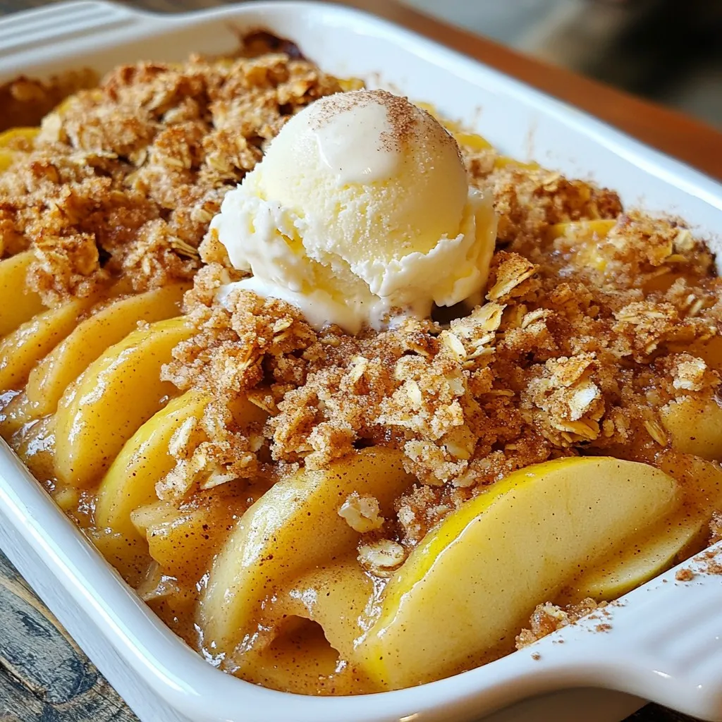 Cinnamon Apple Crumble Einfaches und köstliches Rezept