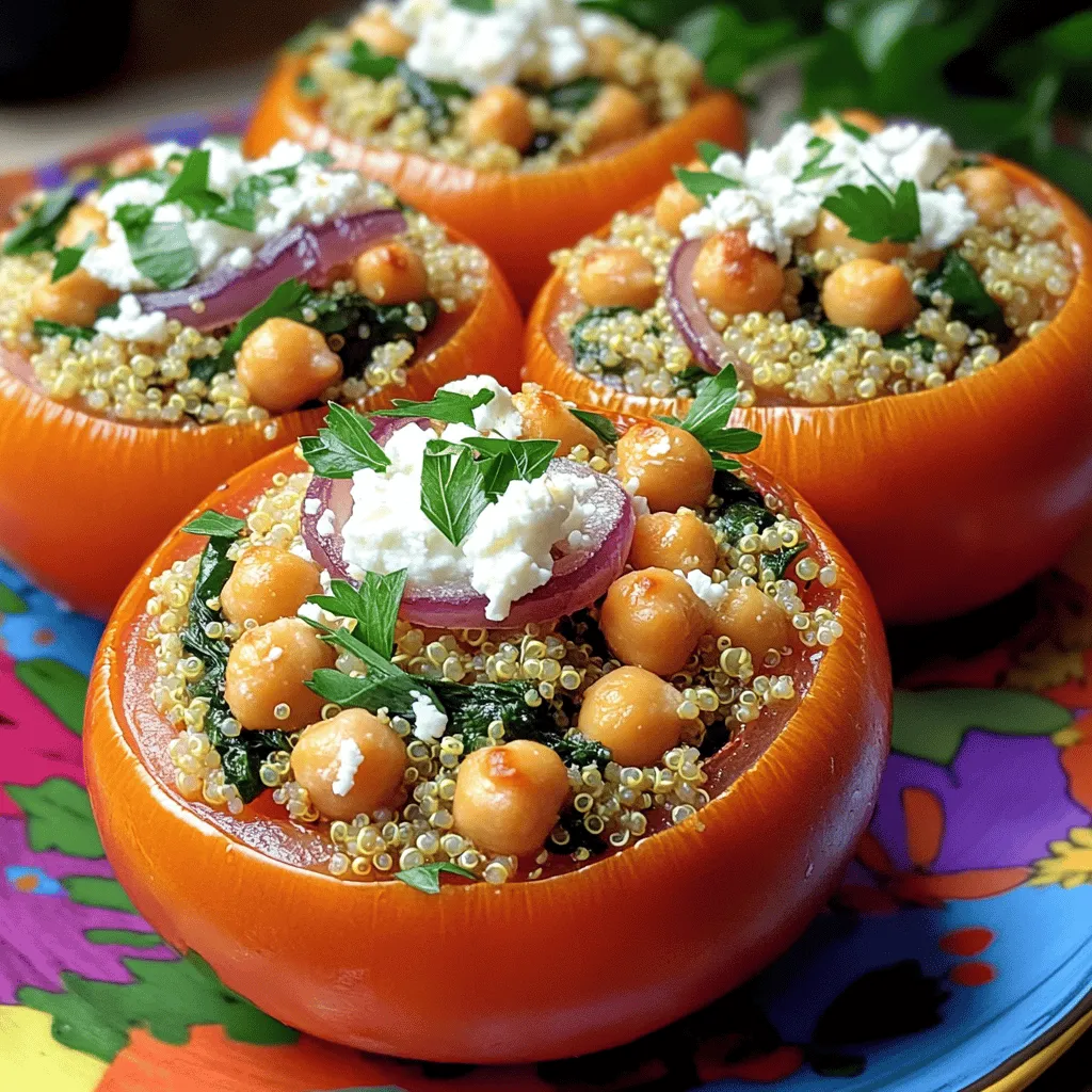 Griechisch Gefüllte Tomaten Nahrhaft und Lecker