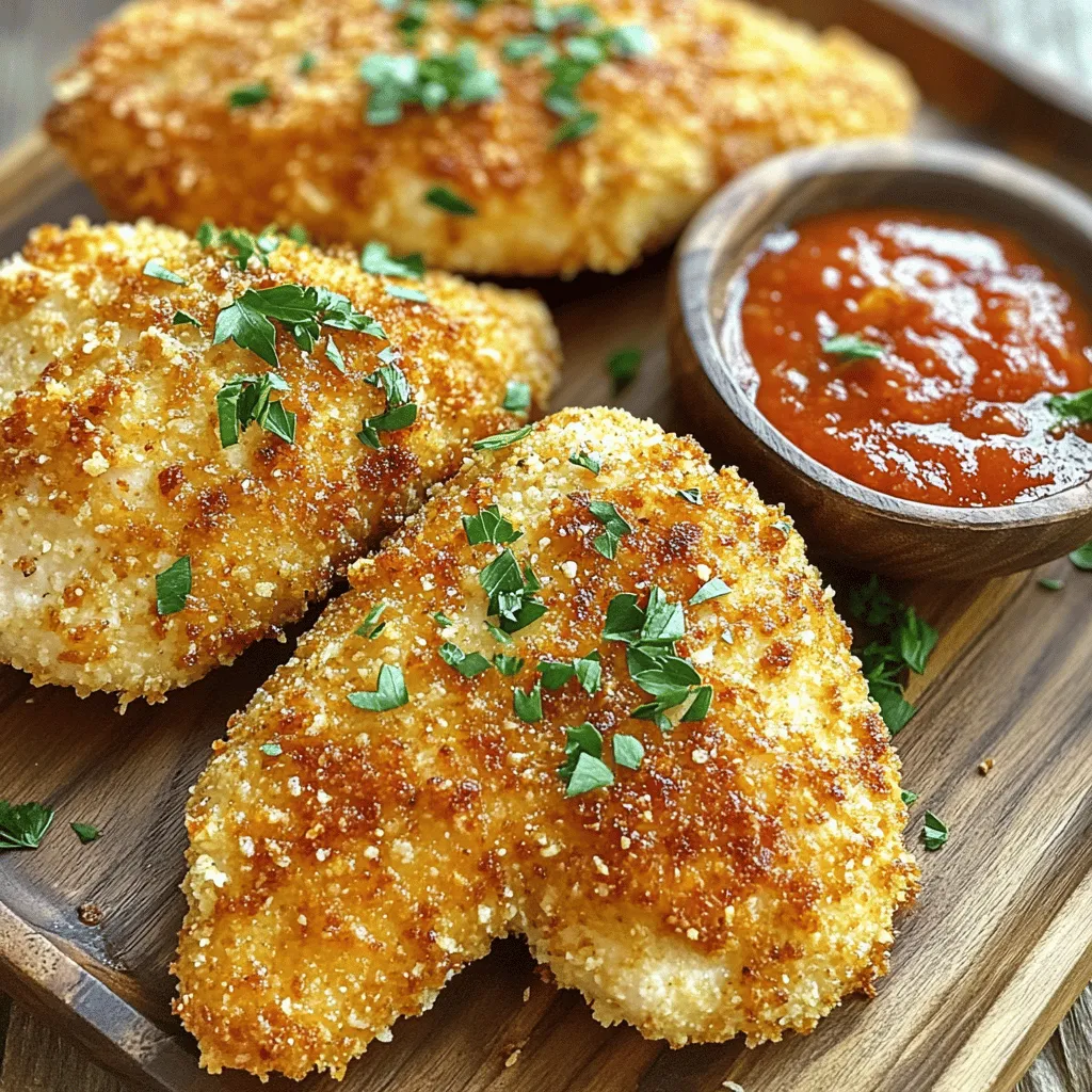 Crispy Parmesan Crusted Chicken Knusprig und Lecker