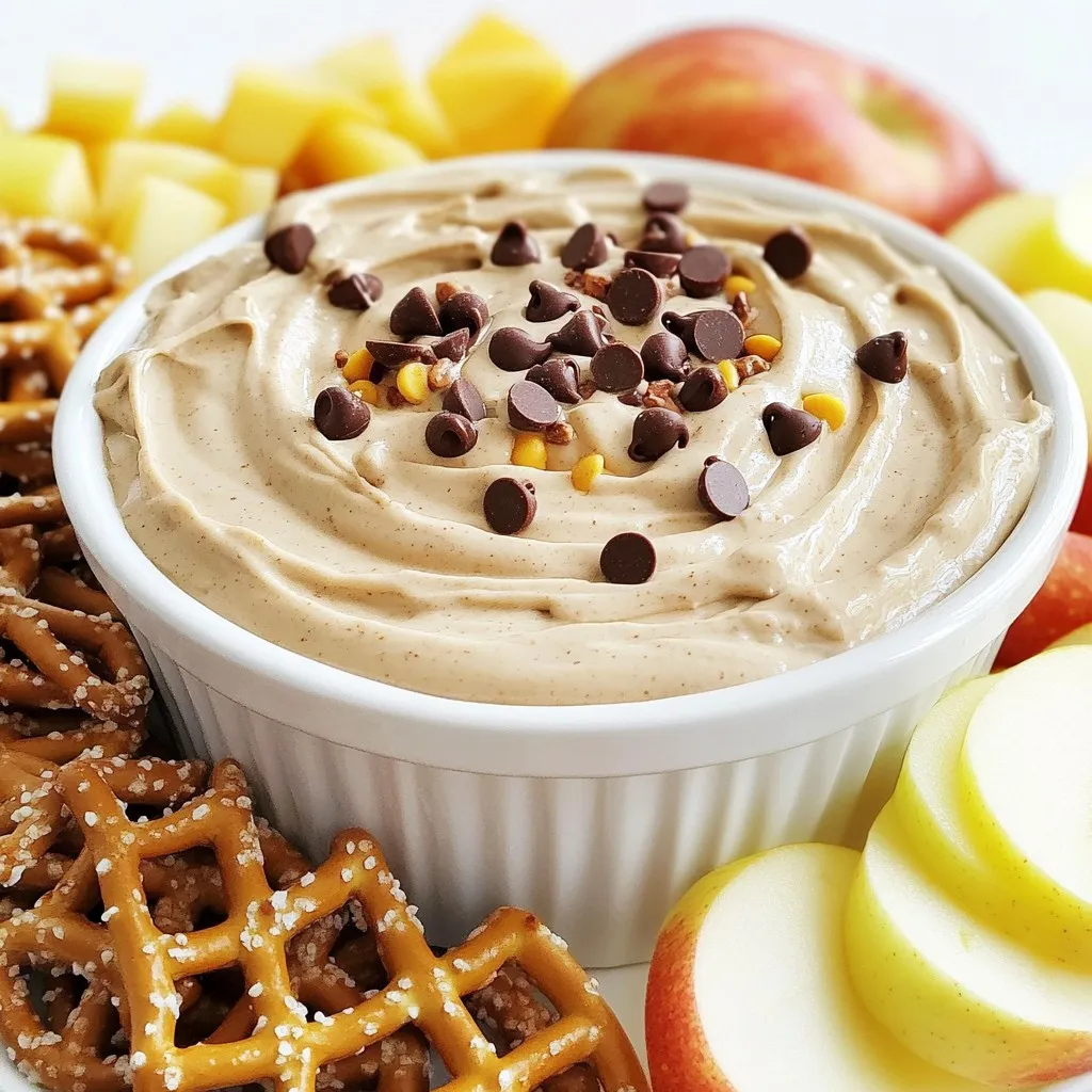 Schokoladenstückchen Erdnussbutter Dip cremig lecker