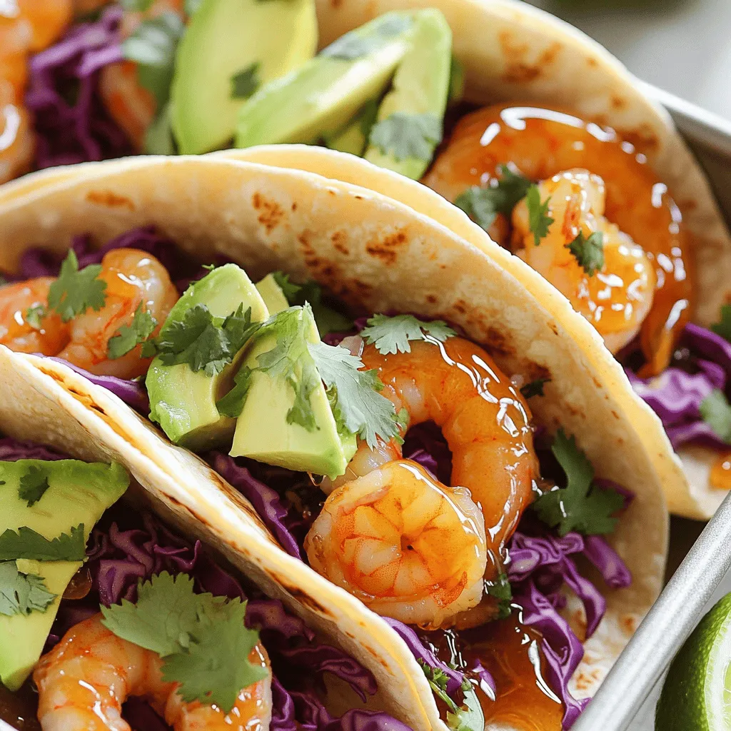 Sheet Pan Garlic Honey Shrimp Tacos Genussvolle Mahlzeit