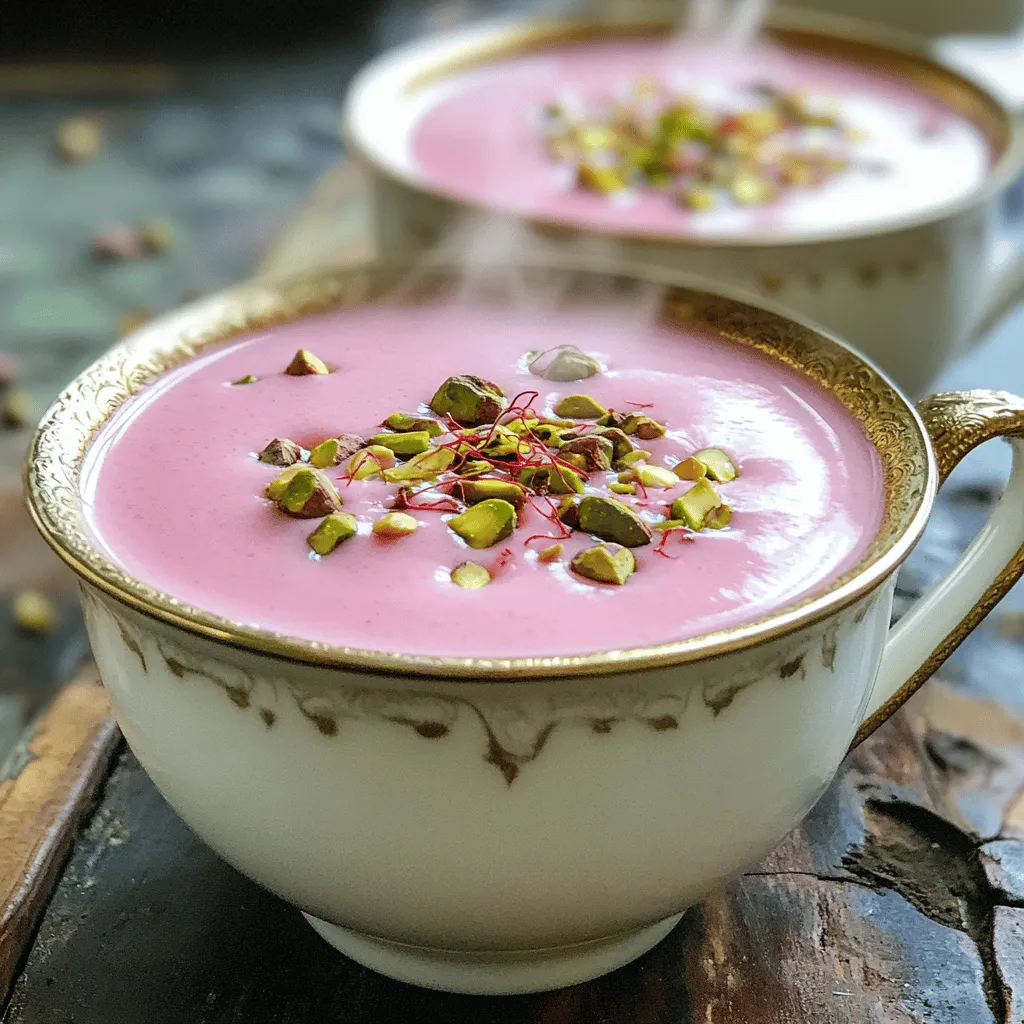 Authentic Kashmiri Pink Chai Einfach zubereiten