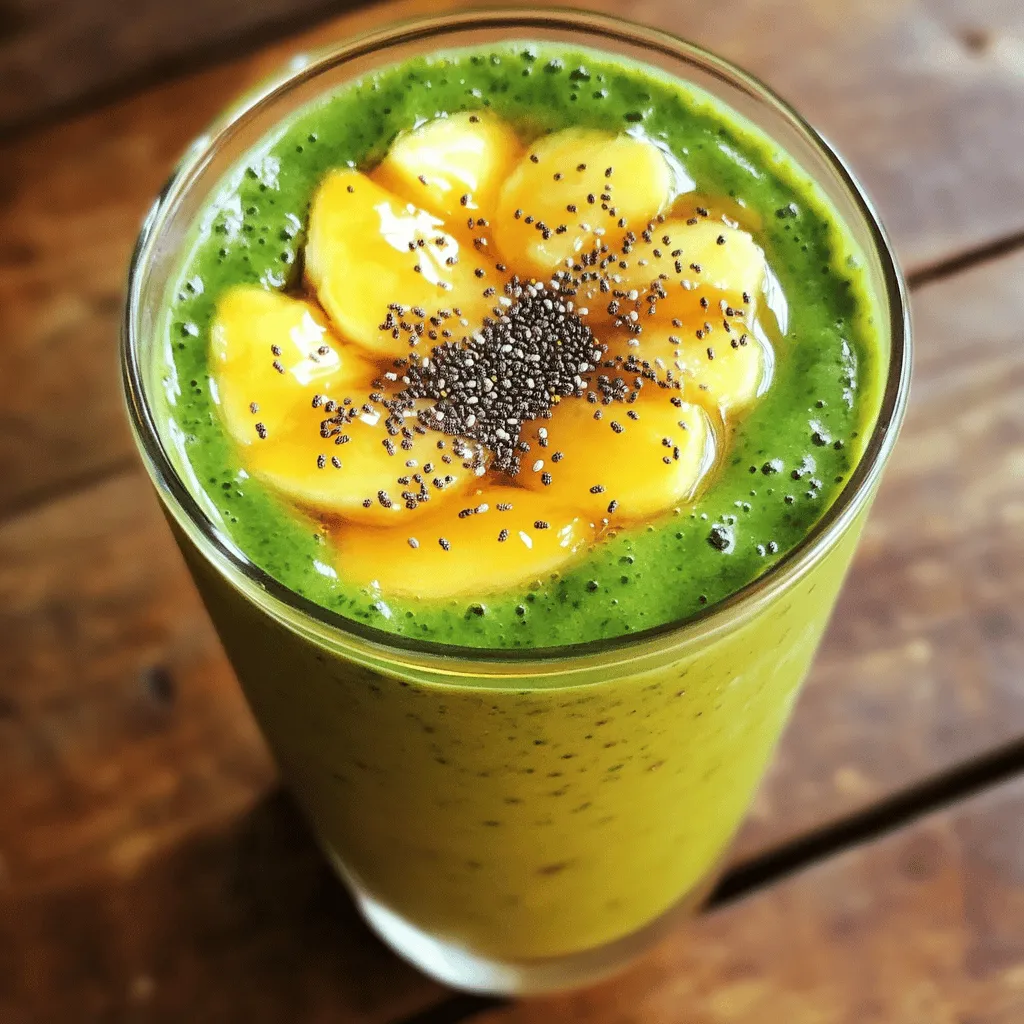 Gesunder Pfirsich-Smoothie Einfach und Lecker Rezept