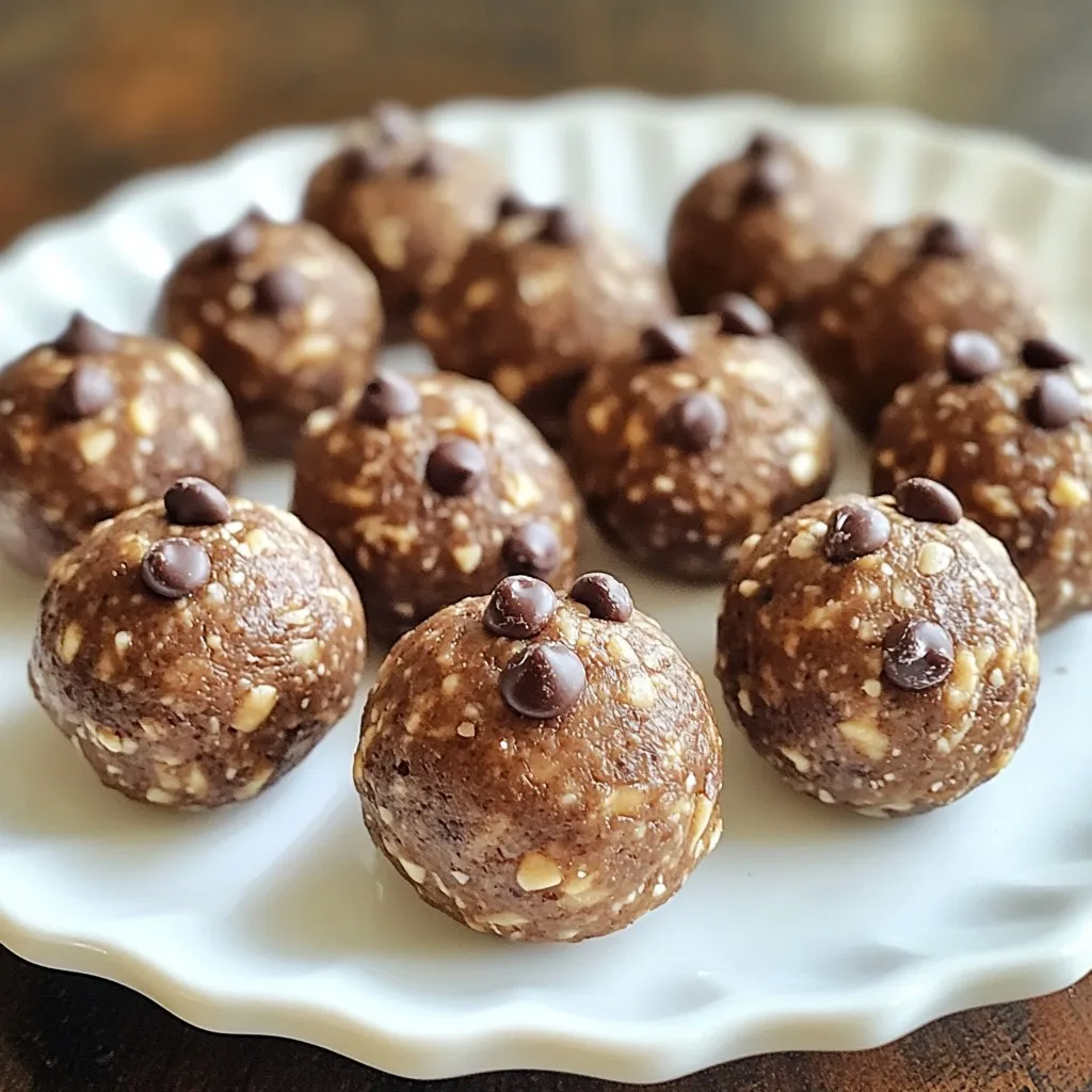 Schmackhafte Chocolate Peanut Butter Protein Balls