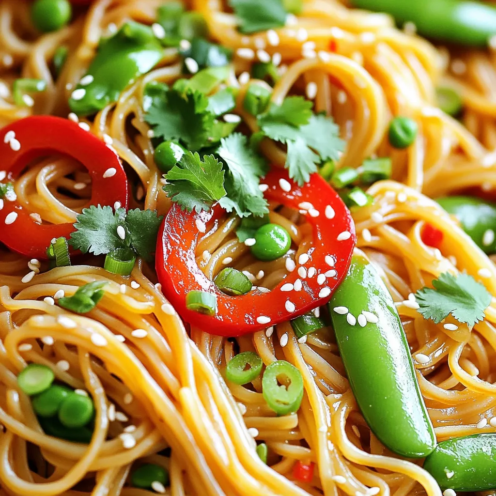 Spicy Garlic Chili Noodles 15 Minutes Schnelles Gericht