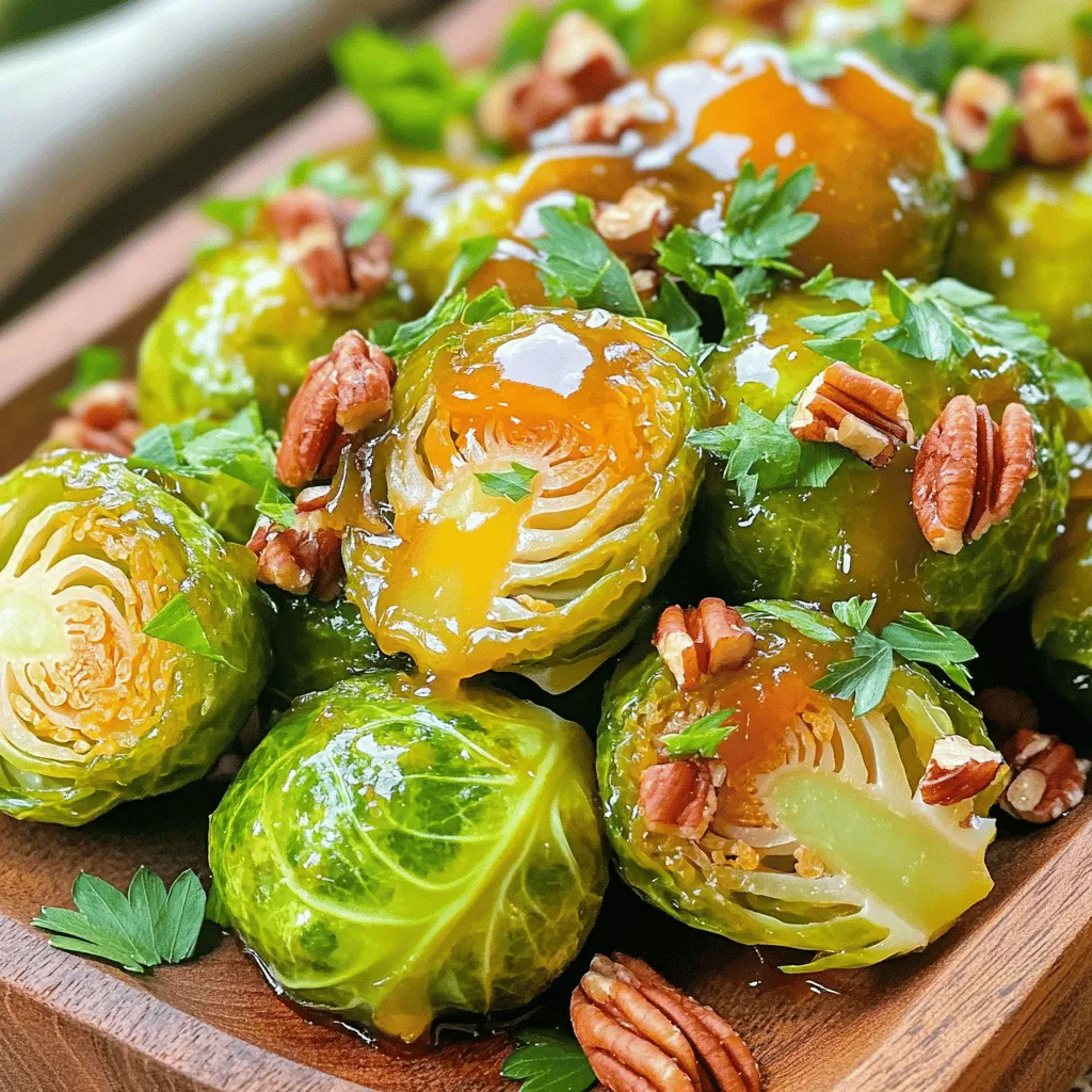 Maple Glazed Brussels Sprouts Einfach und Lecker