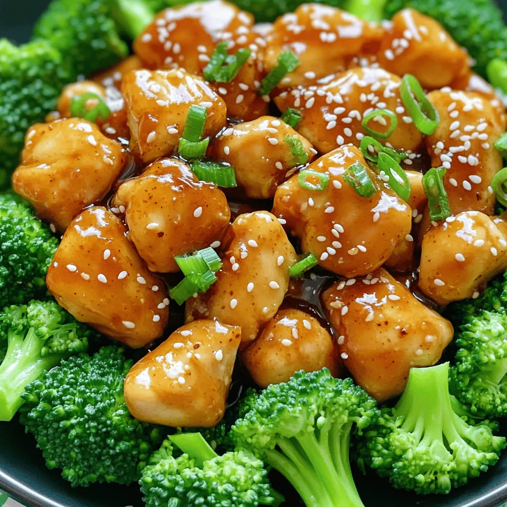 - 500 g Hähnchenbrustfilets, gewürfelt - 3 Knoblauchzehen, fein gehackt - 4 Esslöffel Honig